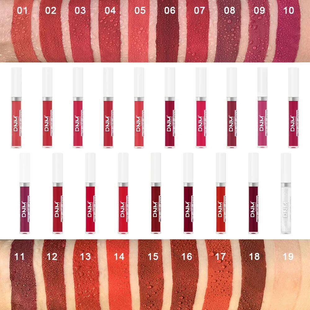 18 Colors Matte Velvet Glaze Long-Lasting Not Easy To Fade Lip Gloss Lipstick Waterproof Makeup Cosmetic Tool W260311