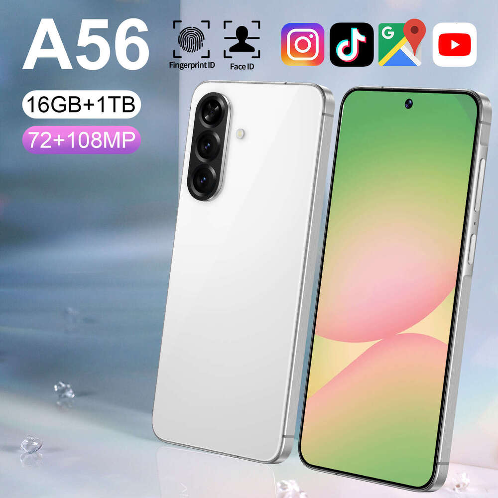 Well-known brand cross-border new product A56 Android smartphone, 7.3-inch large screen, 16+1TB, factory direct price, dropshipping available. CKS