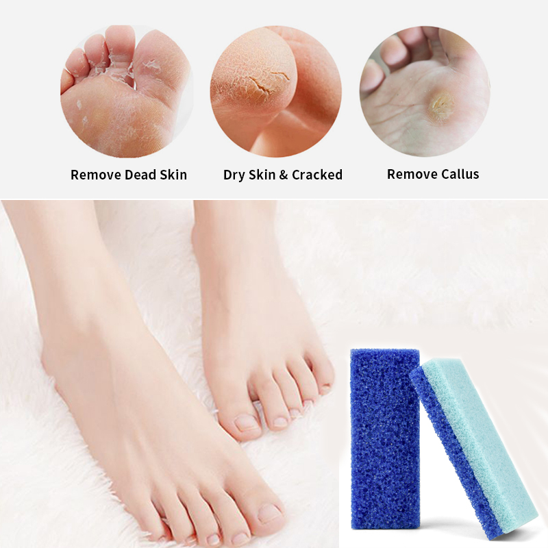 12Pcs PU Pumice Stone 2 in 1 Grinding Exfoliate Dead Skin Foot File