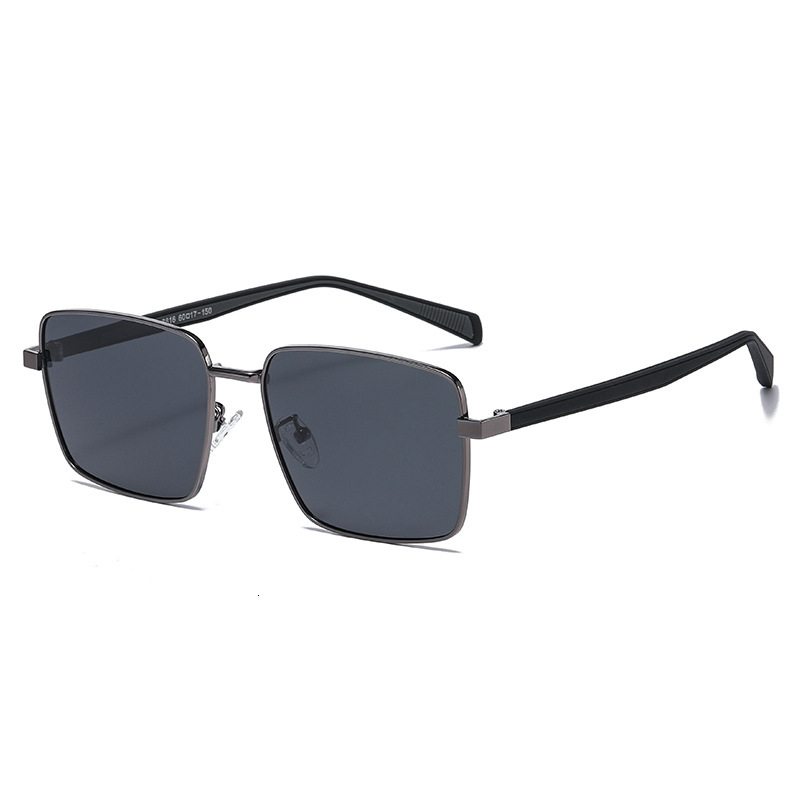 2026 New Men's Fashion Square Frame Simple Driving Sunglasses Polarized Glasses for Fishing