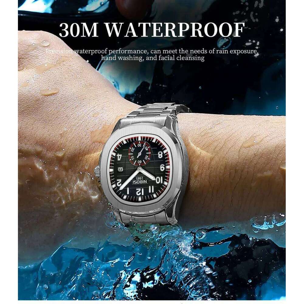 NIBOSI Sport Top Brand Luxury Quartz Watches for Men Waterproof Luminous Auto Date AQUANAUT Male Watch Reloj Hombre