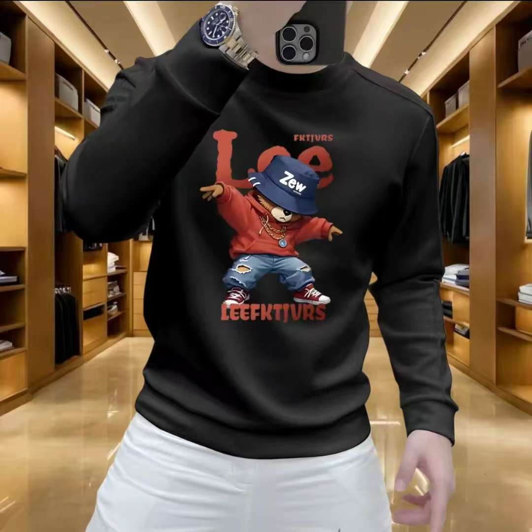 New Utumn Nd Winter Fshion Trendy Printed Swetshirt For Men Stylish Pullover With Round Designer Hoodie Neck Nd Long Sleeves Csul Nd Verstile Top