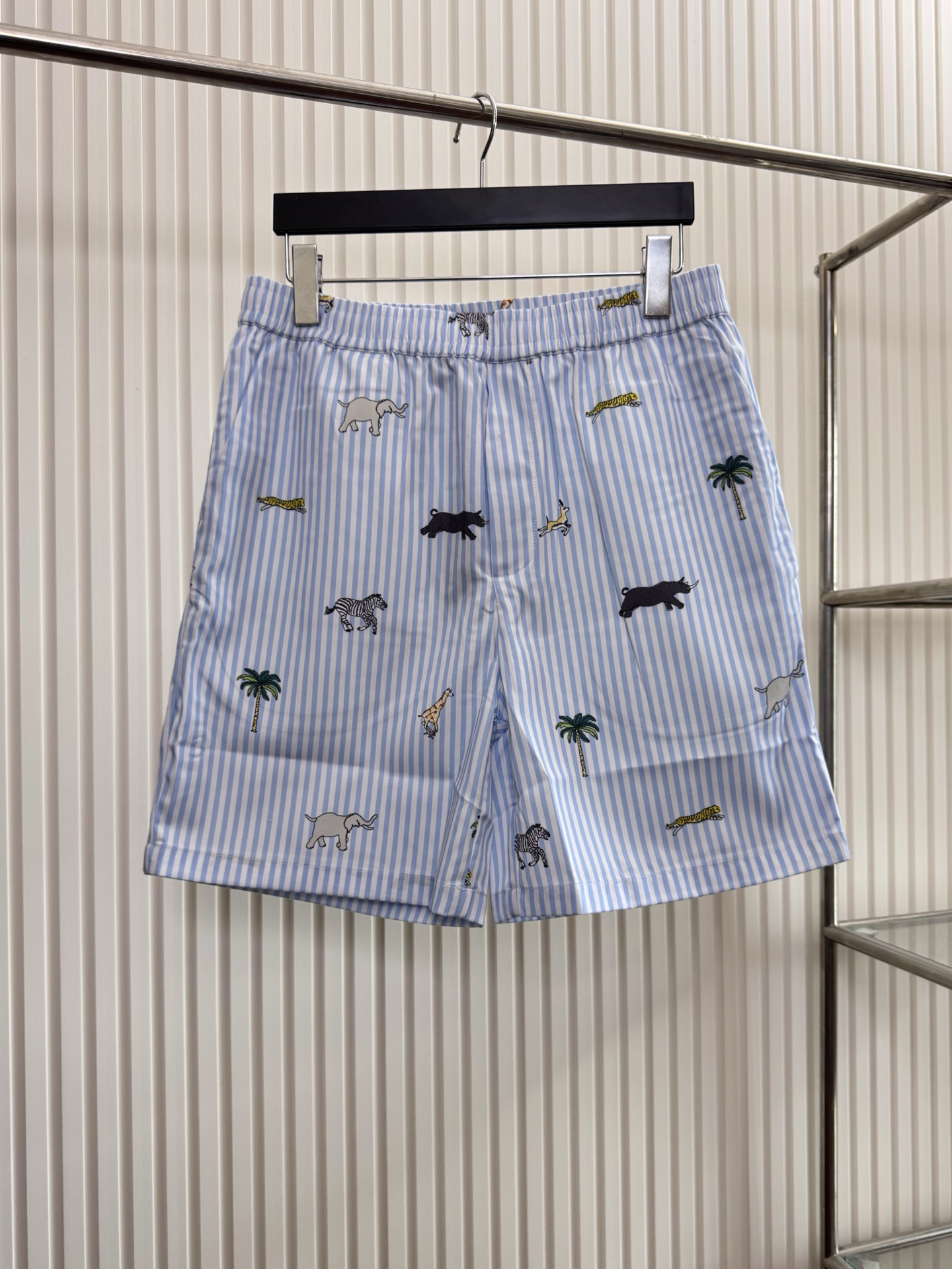 Men's Plus Size Shorts with cotton printing and embroidery,Triangle iron 100% replica of European sizeCotton shorts 3434yh
