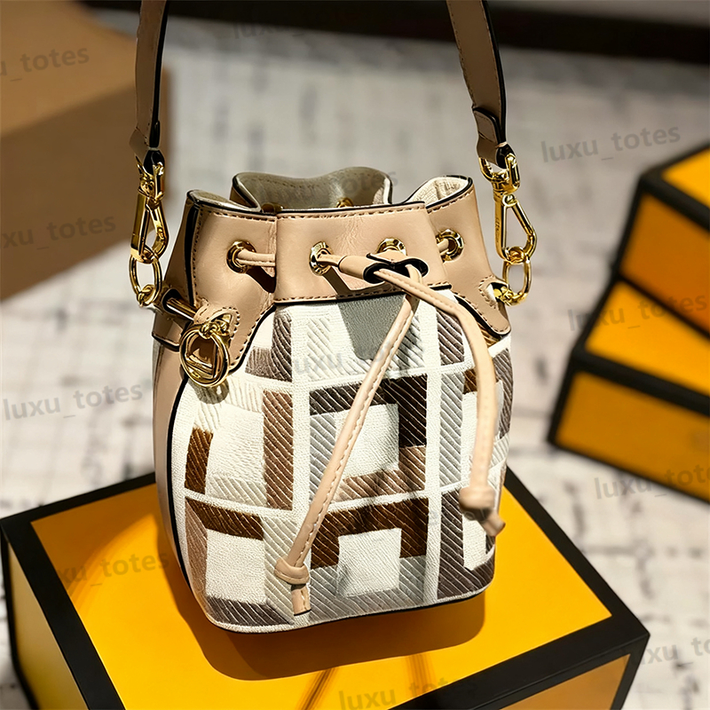 Designer Bags Luxury Bucket Bag Tote Bag Womens Shoulder Bag Basket Hobo Bag Leather Handbag Crossbody Handbags Mini Letters Tote Female Clutch Bag