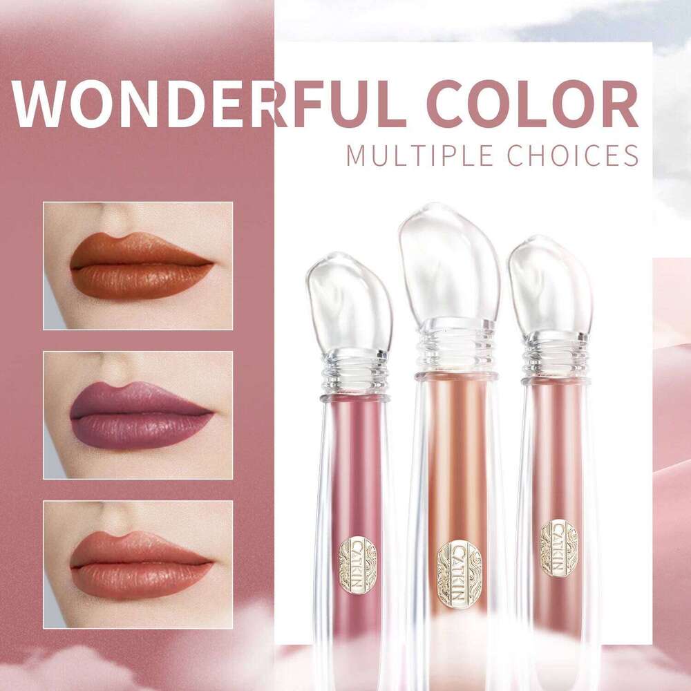 CATKIN Makeup Matte Lip Gloss, Moisturizing and High Pigmented Lipstick long lasting,with Vitamin E W260311