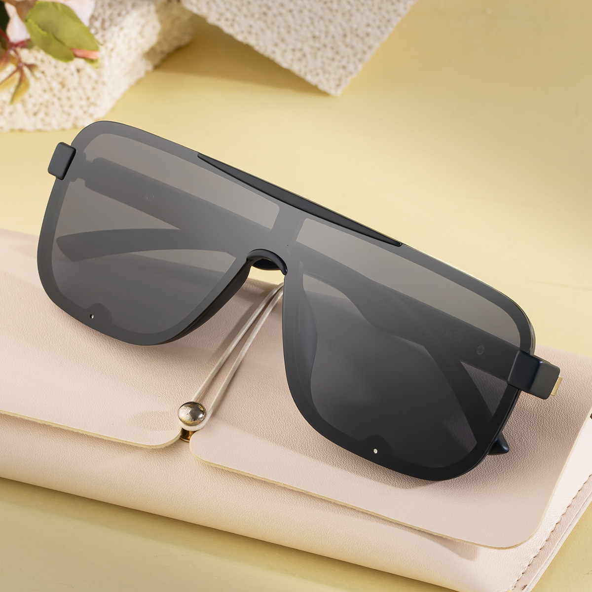 2026 New Fashion Square Frame Polarized Personalized Outdoor High-End Driving Sunglasses for Men,