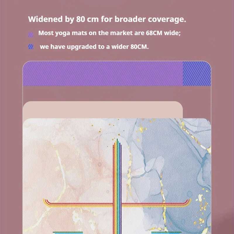 Lezyan 15mm Foldable Yoga Mat Towel Non-slip Dirty Thin Portable Suede Natural Rubber Travel Gym Exercise Gymnastics Workout M260312