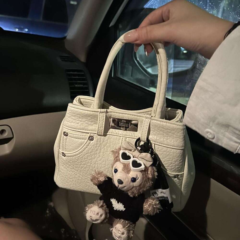 CHARHP&KEJNT Official Genuine High-End Commuter Denim 2026 Tote Feel Crossbody Bag Niche Handbag