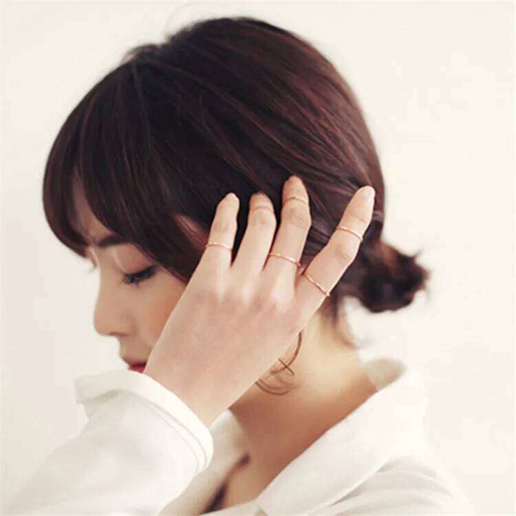 YUN RUO Fashion Brand Rose Gold Silver Color Super Thin Ring for Woman Man Lady Wedding 316 L Stainless Steel Jewelry Never Fade H260312