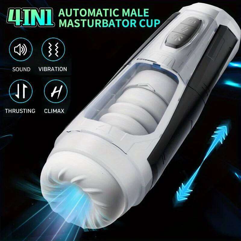 7 Thrusting & Vibrating Stimulation Modes Sex Toys Male Masturbator Cup For Mens Realistic 3D Sleeve for Man Pleasure Adult Toy Z260311