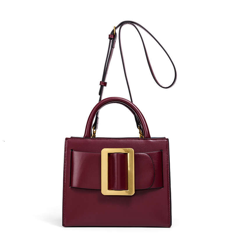 2026 New luxury Style Trendy Versatile Crossbody Shoulder Simple Fashionable Small Square Women's Bag with Aluminum Buckle Strap