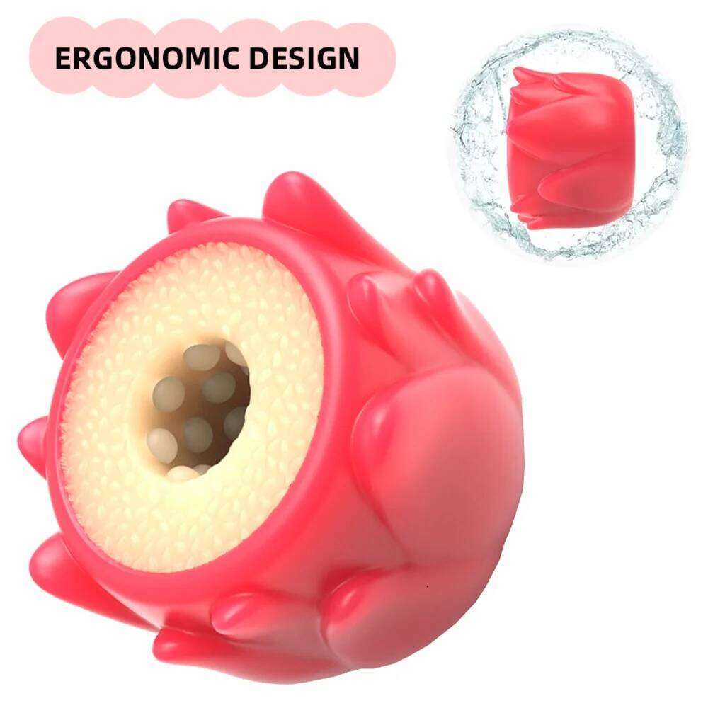 Dragonfruit Shape Penis Delay Trainer Glans Male Masturbator Cup Stimulater Massager Sex Toys for Men Adult Goods Z260312