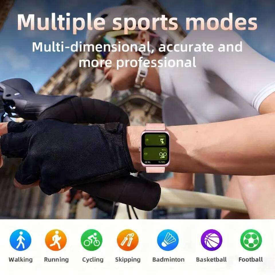 LAXASFIT Smart Watch 2.01-inch AMOLED Curved Display Bluetooth 5.4 Call Voice Assistant Fitness Sports Smartwatch Holiday gifts
