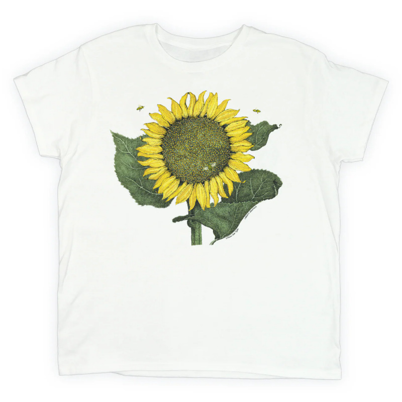 Vintage Outdoor Wild Nature Plant Graphic DTG T-Shirt American Style Crew Neck Casual Short Sleeve Tee For Men Women