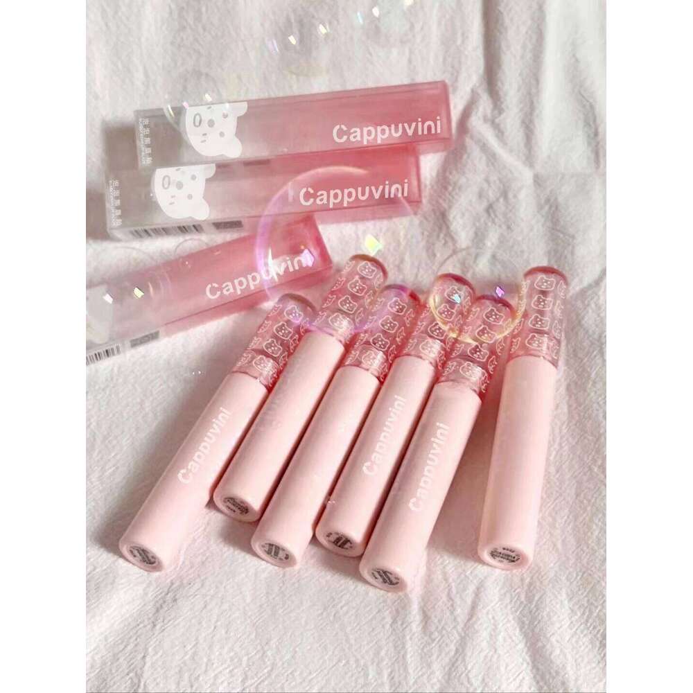 Cherry Pink Waterproof Mirror Finish Water Gloss Nude Brown Clear Tint Glass Lip Oil Liquid Makeup for Luminous Look W260311