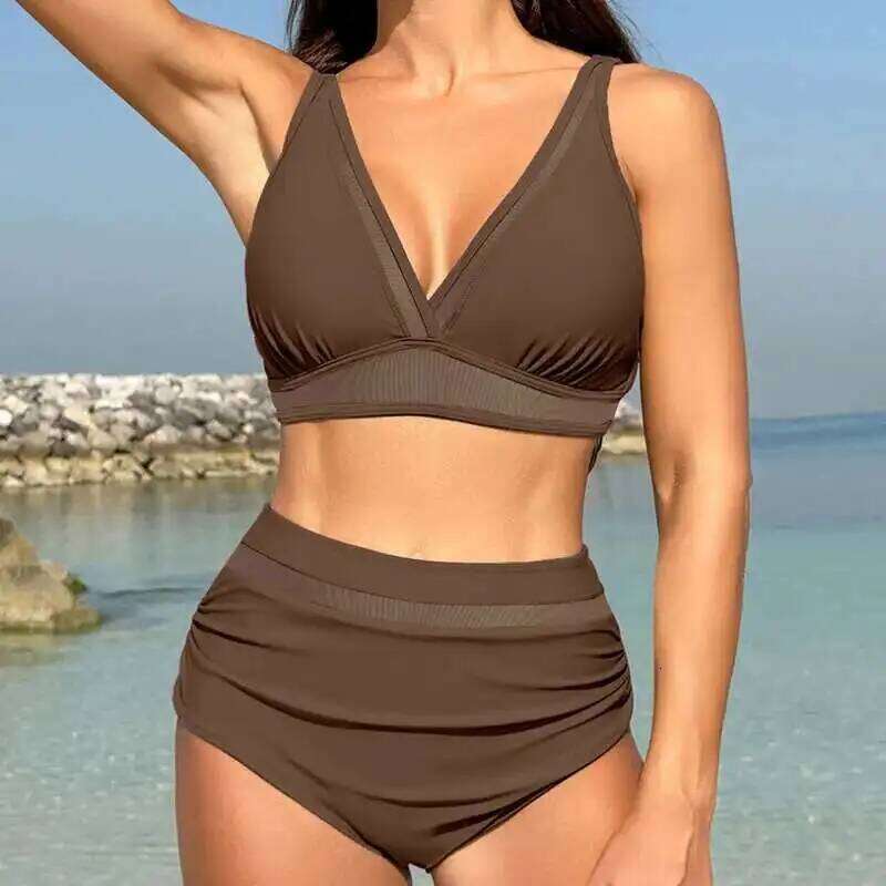 Cover Belly Swimsuits Sexy Bikinis Push Up Women's Swimwear For Female Beach Swimming Wear Bathing Suits Bikini Set Pool Bather Y260303