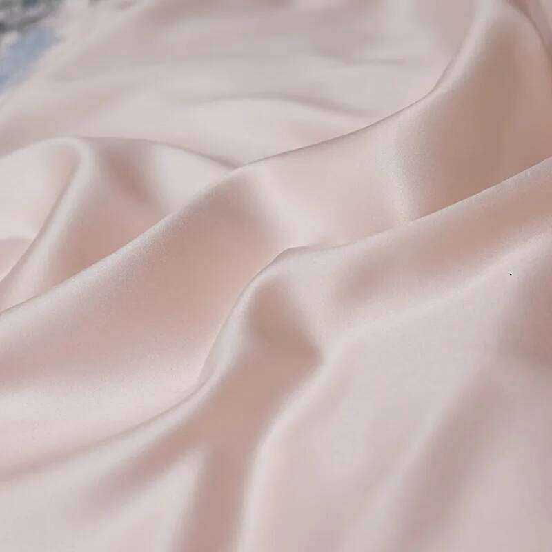 4Pcs New Chinese Style Landscape Embroidery Bedding Silky Duvet Soft Quilt Cover Set Bed Sheet Pillowcases H260312