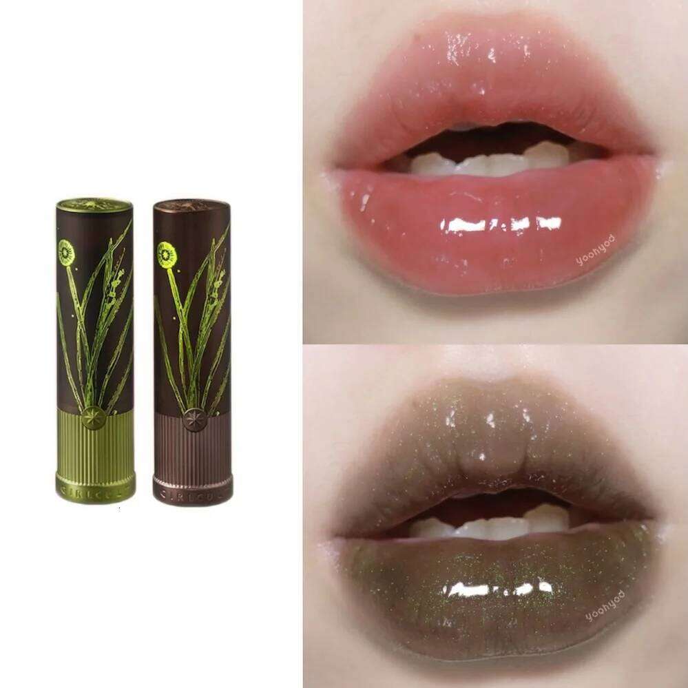Girlcult Herbal Compendium Glitter Lipstick Green Shimmer Lipgloss Matte Velvet Lip Clay Moisturizing Longlasting Nostickup W260311