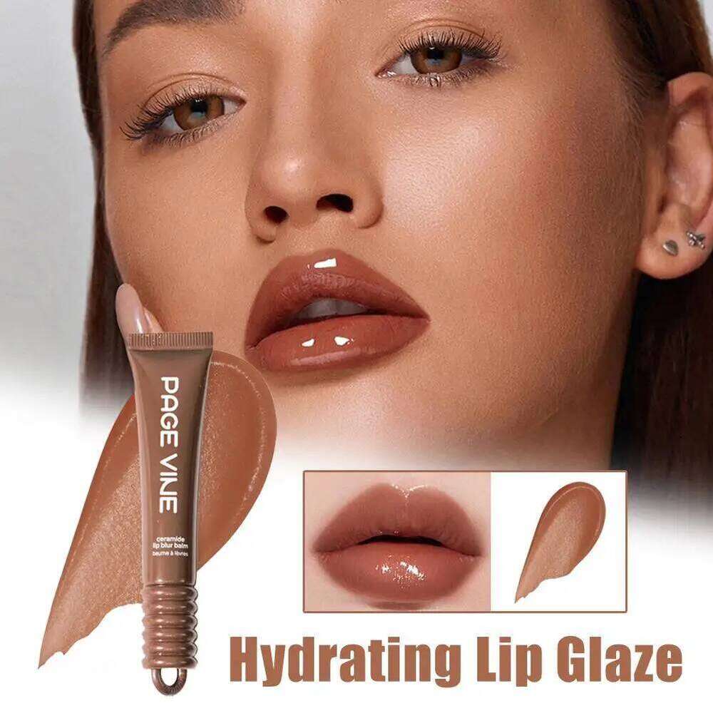 Korean Long Lasting Hydrating Gloss Balm Water Light Mirror Glaze Lip Oil Moisturizing Nourishing Lipstick Makeup W260311