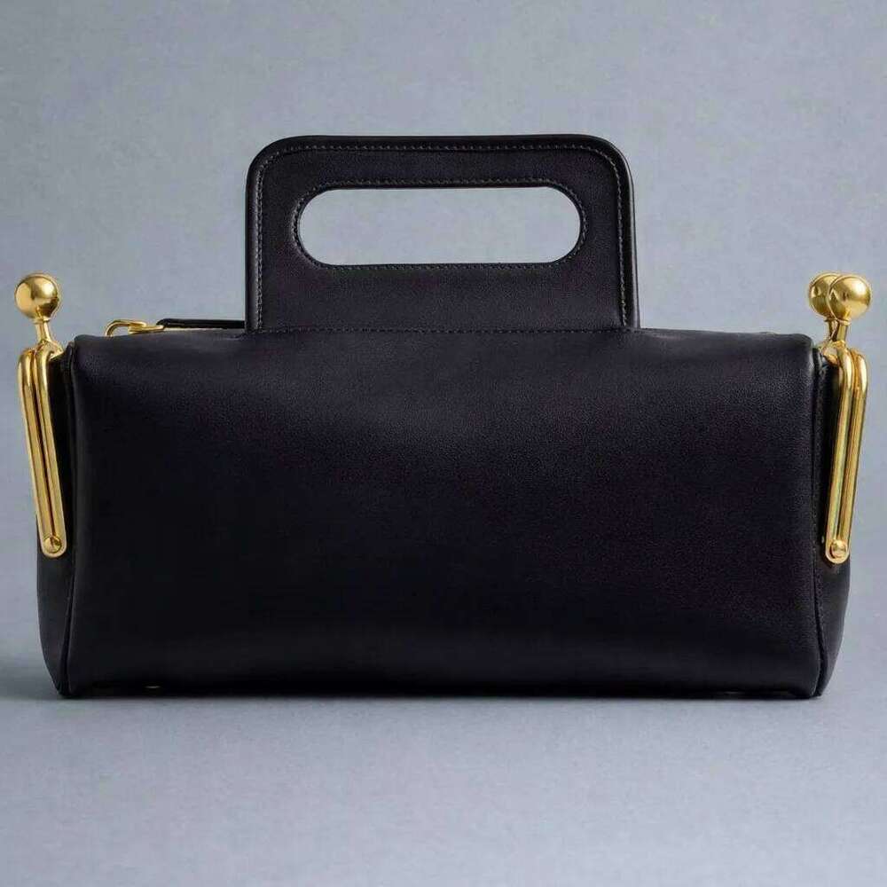 NEW Two Side Clamp Design Frame Kiss Lock For Women Luxury Designer Handbag Purse 2026 New In PU Underarm Shoulder Bag WONST
