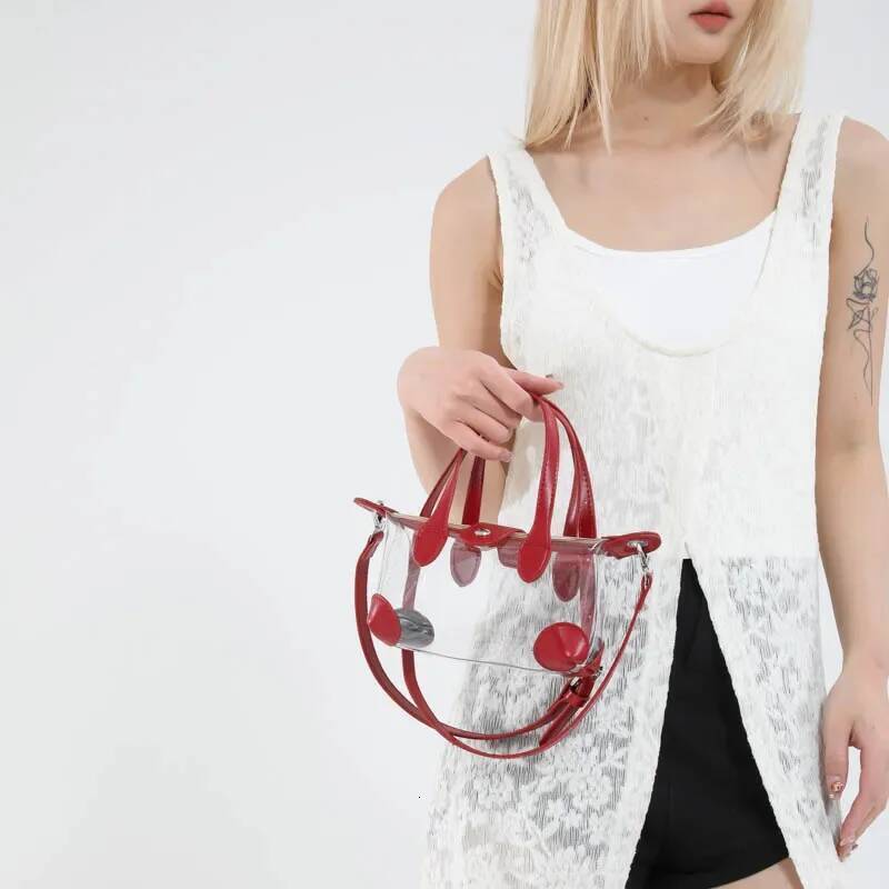 2025 Summer Jelly For Women High Quality PVC Transparent Crossbody Bag Waterproof Clear Handbag Lady Fashion Hobo bag