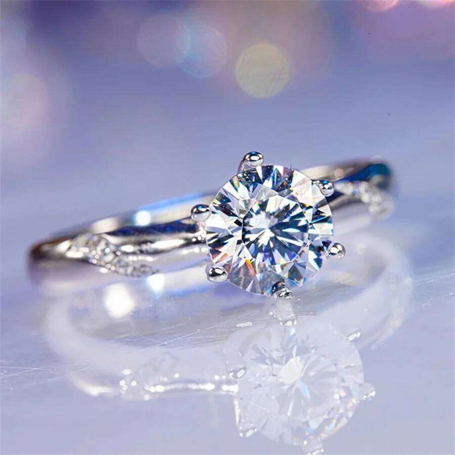 CC Luxury Women's Ring White Gold Plated Wedding Jewelry For Brides High Quality Engagement Gift Valentine's Day CC1575 H260312