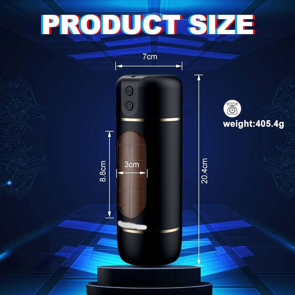 Automatic Male Masturbator 10 Vibrating Mode 3D Textured Sleeve Real Pocket Pussy Stroker Hands Free Adult Sex Toys for Man Z260312