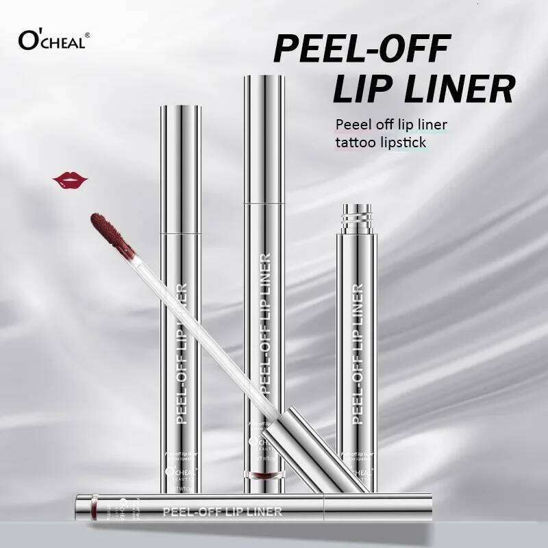 Peel Off Liner Stain Kit - Long-Lasting Waterproof Matte Lip Tint Set for Women, Trend Colors, Easy to Use W260311