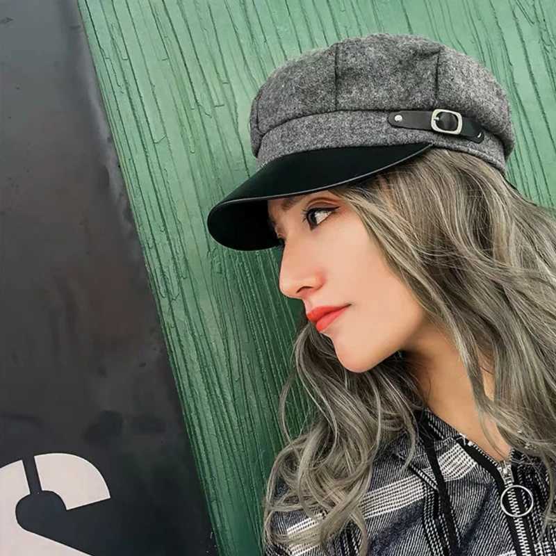 Y2 Hat Girl Lightweight Beret Female Korean Version Painter Hat Cute Duck Tongue Hat Fashionable Leisure Cap H260312 - view 6
