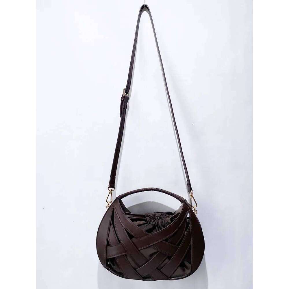 2025 New Women's Single Shoulder Trendy Dumpling Shape Underarm Moon Tooth Bag Street Style PU Material Medium Size WONST