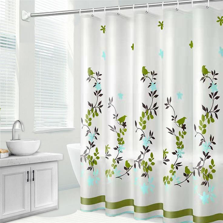 YL-38333 Shower Curtain, Waterproof and Mildew-proof, Bathroom/Toilet PEVA Partition Curtain, Curtain, No Drilling Required, Customizable