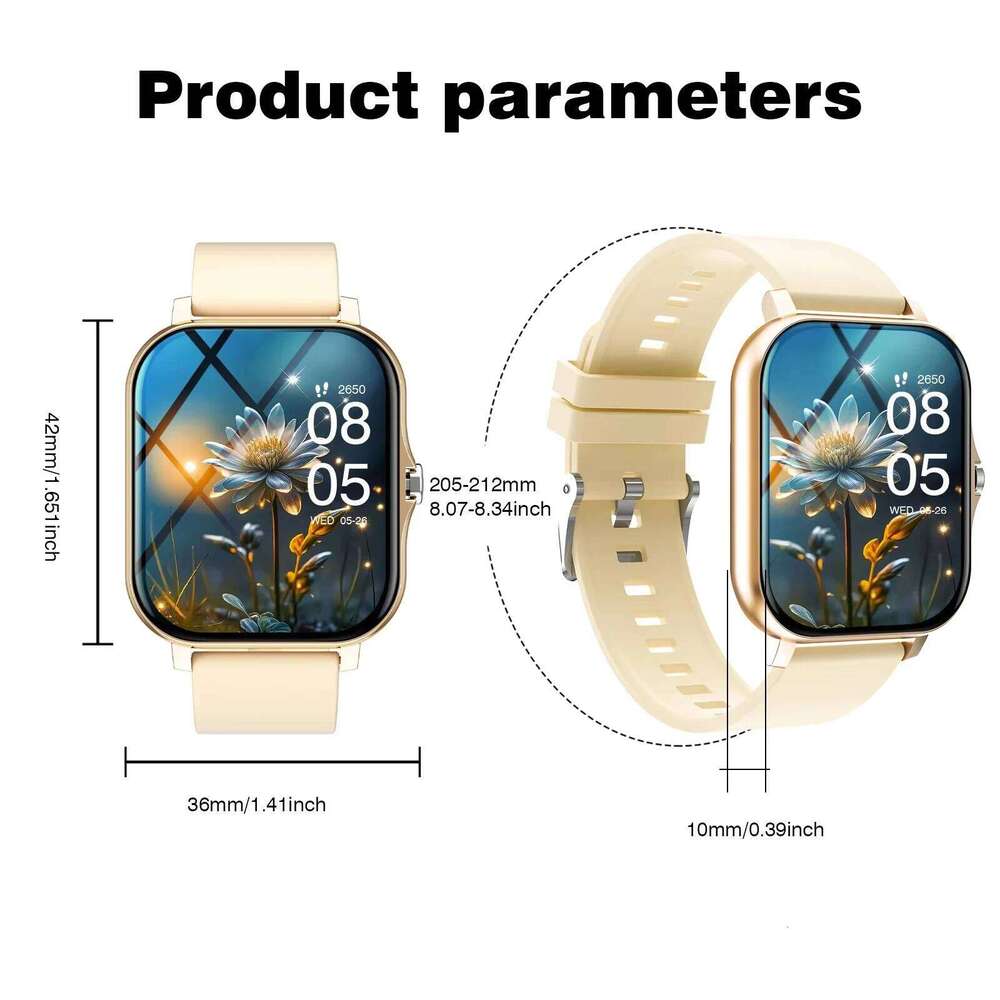 LAXASFIT 2025 New Smart for Men Women Gift Full Touch Screen Sports Fitness Watch Bluetooth Call Digital Smartwatch