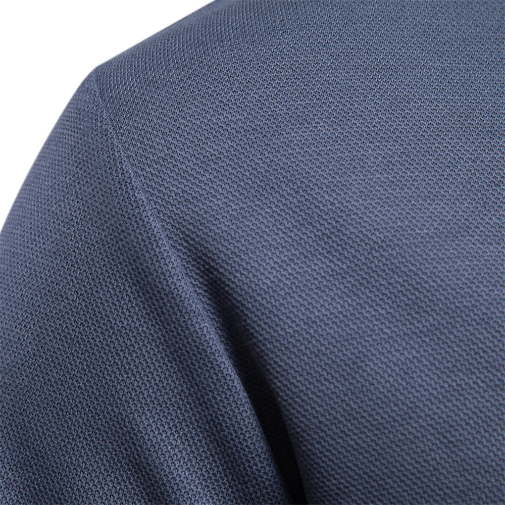 AIOPESON Mens Embroidery Polo Shirt Fashion Turn down Collar Casual Social Golf Shirt 260311