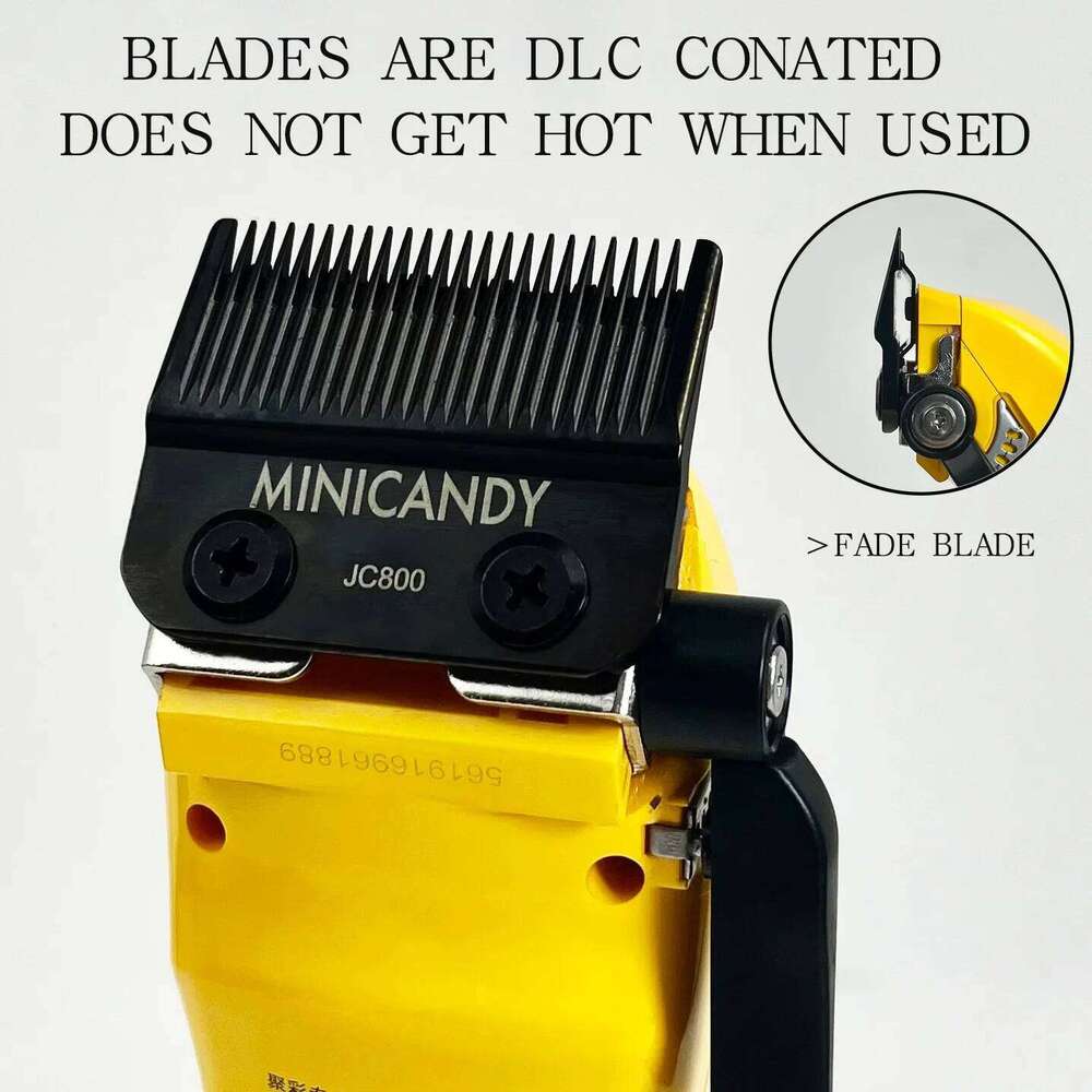 JUCAI PRO JC01 JC02 8000RPM Professional Hair Clipper DLC FADE Blade 7200RPM Salon Trimmer for Man Barber Shop 4500mAh Battery C260312