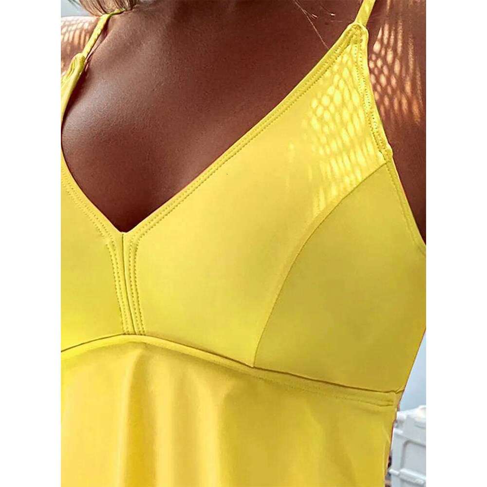 2023 New High Waist Bikini Set Swimsuit Women Beachwear Swim Summer Swimwear Bathing Suit Two Pieces Swimsuits Womens Tankinis Y260303