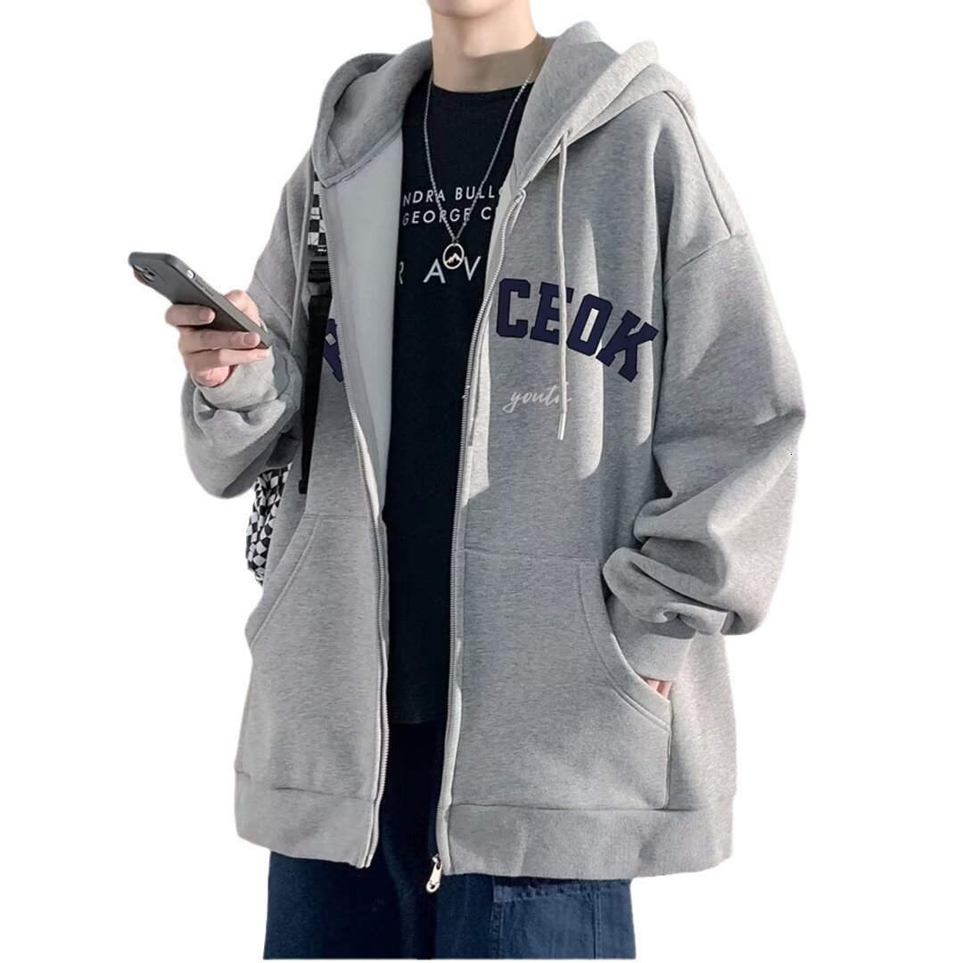 Style Trendy Brand Men's Jacket Spring Designer Hoodie Autumn New Sports Hooded Cardigan Sweatshirt Men's Clothing Jacket