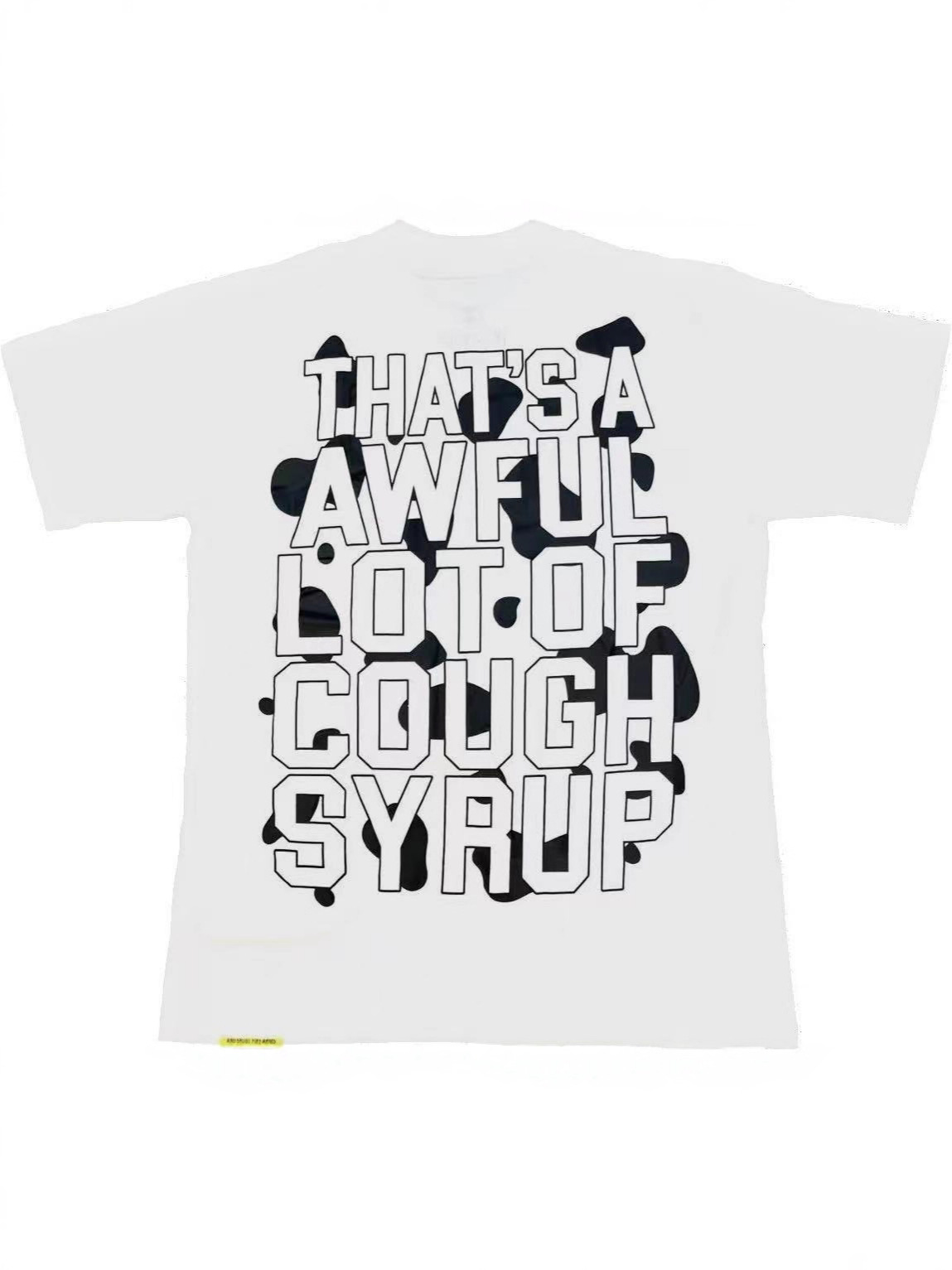 Men's T-shirt THAT'S A AWFUL LOT OF COUGH SYRUP Trendy rainbow casual pure cotton short sleeve for men