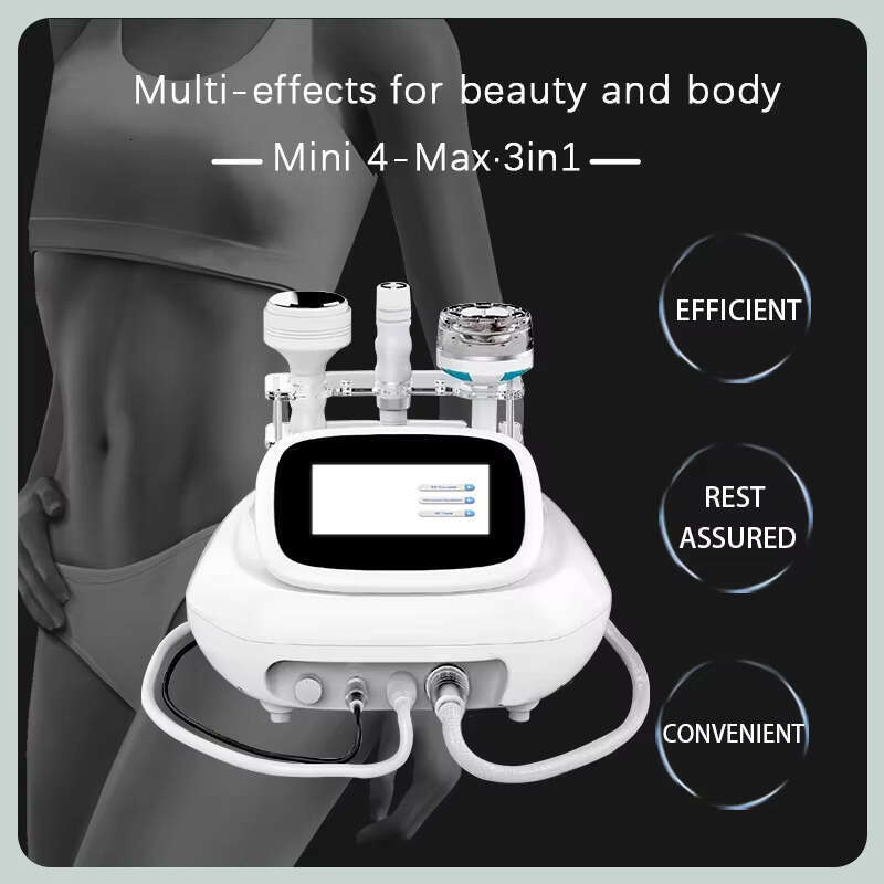 Multi-Effect 40Khz Cavitation Mini 4 Max Cellulite Removal Vacuum Body Slimming Cellulite Treatment Physiotherapy RF Skin Tightening Lipolysis Machine