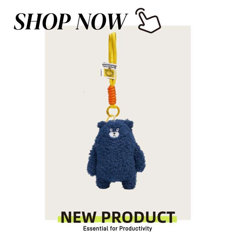 Internet Celebrity Bear Bag Pendant Cute Plush Toy Backpack Decoration Car Keychain Small Doll
