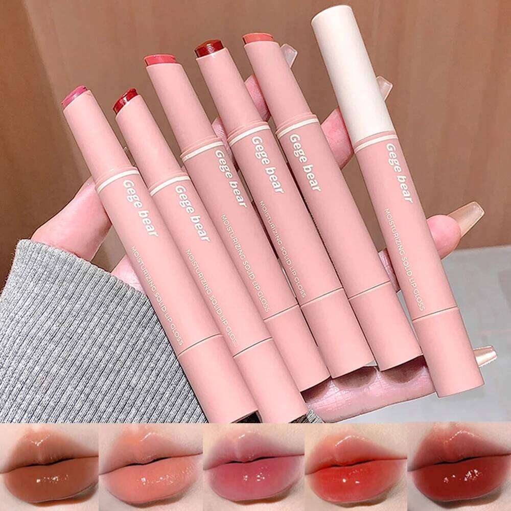 Gege Bear Glaze lipstick, Moisturizing, Mirror Effect Color, Long-Lasting color, Not Easy To Stick Lip Gloss W260311