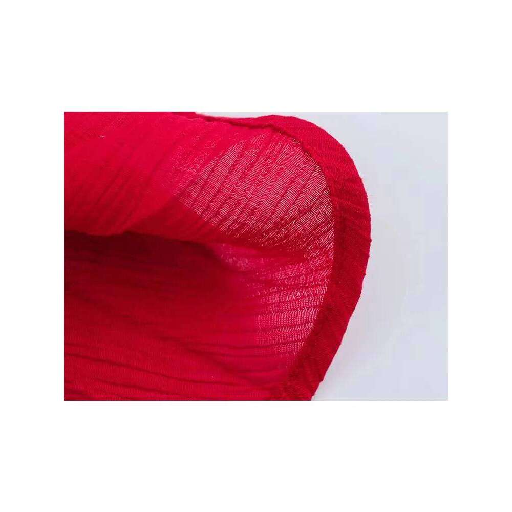 Spring Summer New Women's Dress Pleated Patchwork Simple Temperament Knitted Sleeveless Long Dresses for Women 2025 C260311
