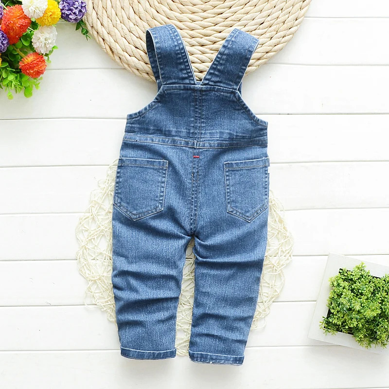 IENENS Boy Girl Overalls Toddler Clothes Child Jumpsuit Infant Denim Dungarees 1 2 3 4 Years Spring Autumn Baby Soft Jeans 260311