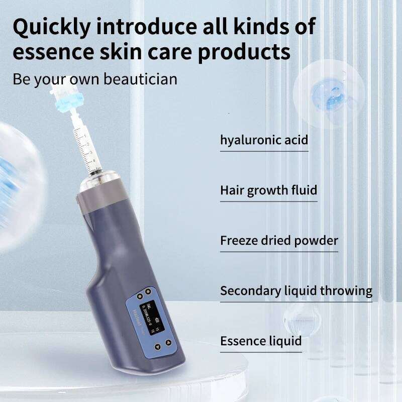 Handheld Hydra Injector,Handheld Mesotherapy Injector ,Beauty Machine Skin Care Tool Adjustable Depth Z260312