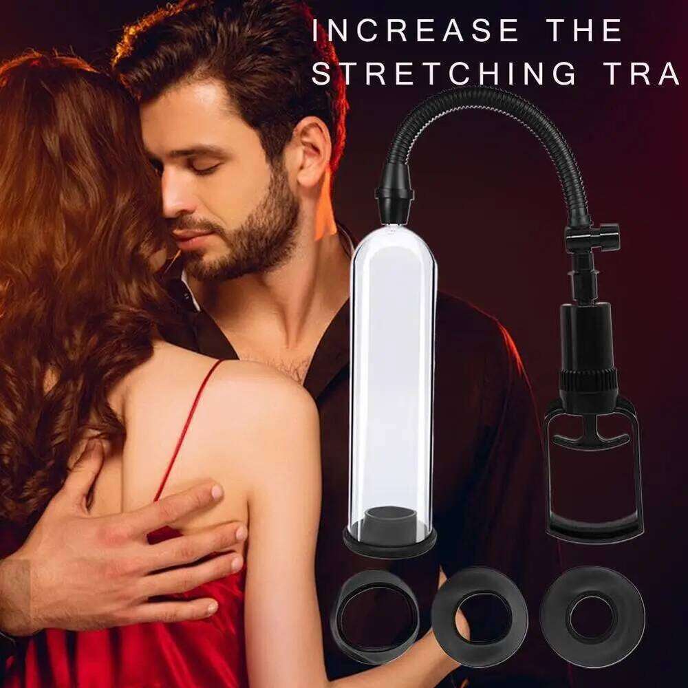 Manual Penis Sex Toys For Men Enlarger Vacuum Pump Male Masturbation Penile Dick Extender Trainer Z260312