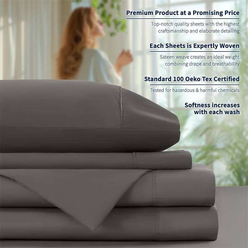 Organic Egyptian Cotton Bedding Set with Duvet Cover Bed Sheet Pillowcase 800 Thread Count Bedsheet 5-Star Hotel Quality H260312