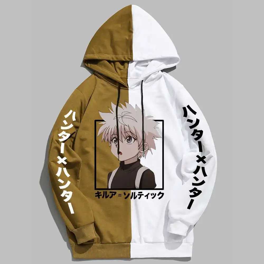 Hunter X Hunter Killua ZoldyCK Mens Hoodies Autumn Sweatshirts Fashion 3D Anime Print Hoodie M260312