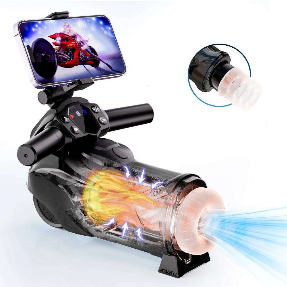 Automatic Thrusting Sucking Heating Masturbator Male Vacuum Vagina Mastubator Blowjob Masturbation Equipment Machine Adult Goods Z260312