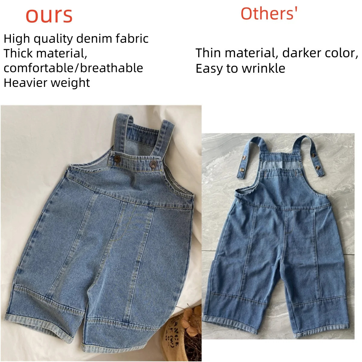 Autumn Children Loose Overalls Baby boys girls casual Jean Jumpsuit Solid Outwear Cloth 17Y Kids high qualit bib pants 260311
