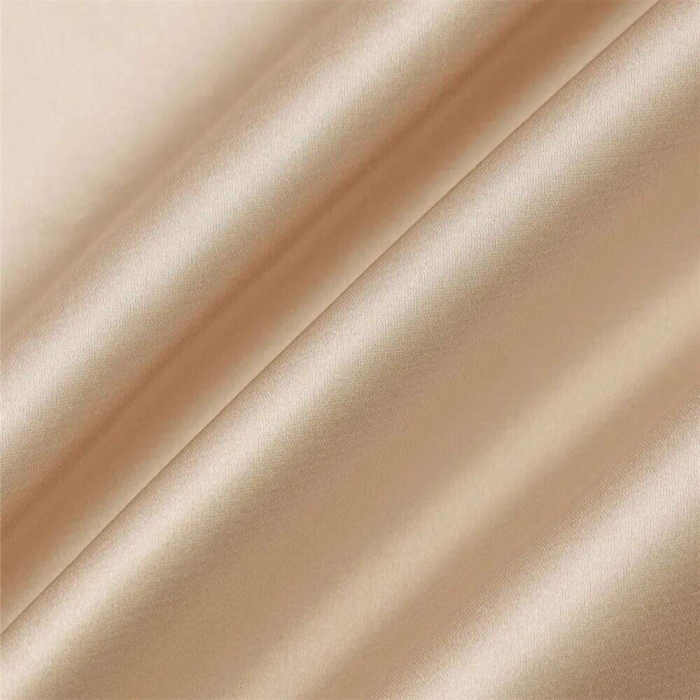 Women Summer Satin Silky Spaghetti Strap Split Long Dress Elegant Sleeveless Backless Club Party Beach Sexy Dresses Vestito C260311