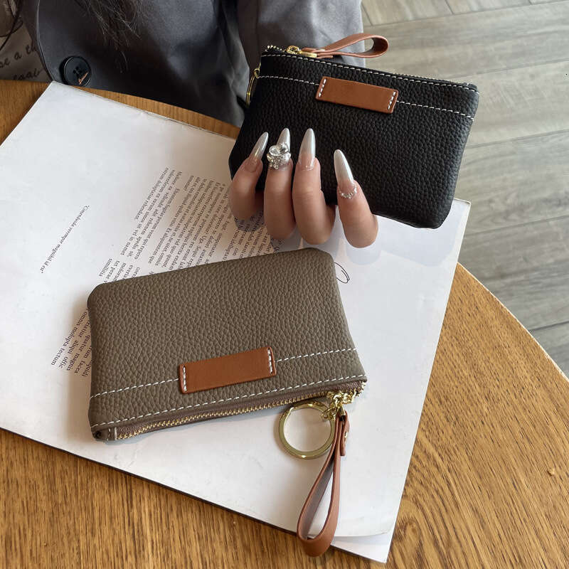 Luxury fashion wallet High Quality Leather Purse New Ultra Thin Exquisite Mini Compact Key Coin Bag Women S Short Wallet